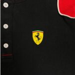 Ferrari x Puma Poloshirt – Schwarz/Rot