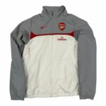 Arsenal FC Trackjacket – Weiß/Grau/Rot