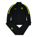 Inter Mailand Trackjacket-Set – Schwarz/Neongrün