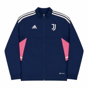 Shop juventus trackjacket – navy/pink