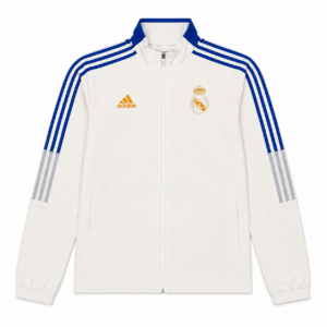 real madrid trackjacket blau/weiß/gelb