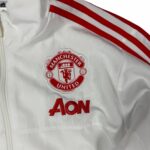 Adidas Manchester United Trackjacket – Weiß/Rot