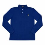 Polo Ralph Lauren Poloshirt Langarm – Royalblau