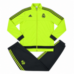 Adidas Real Madrid Trainingsanzug – Neongelb/Grau