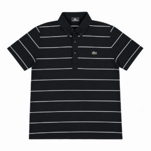 lacoste poloshirt – schwarz/weiß