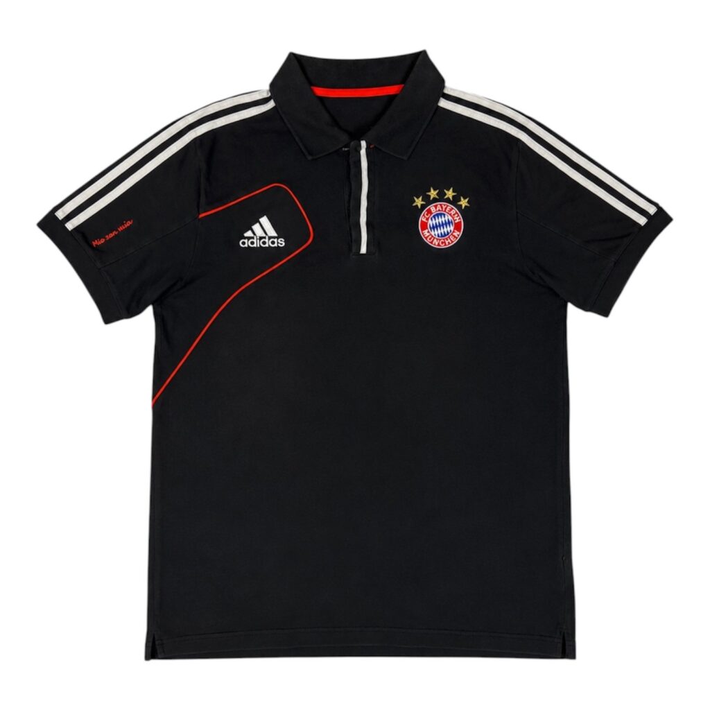 Adidas FC Bayern München Poloshirt – Schwarz/Rot