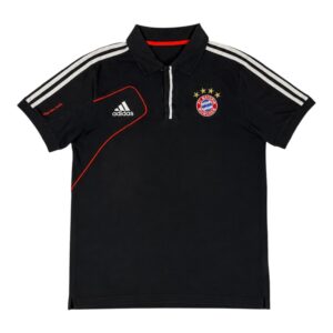 Shop Adidas FC Bayern München Poloshirt – Schwarz/Rot – Bild 1