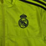 Adidas Real Madrid Trainingsanzug – Neongelb/Grau