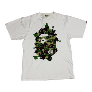 BAPE Camo Ape-Head T-Shirt – Weiß