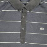Lacoste Poloshirt – Schwarz/Weiß