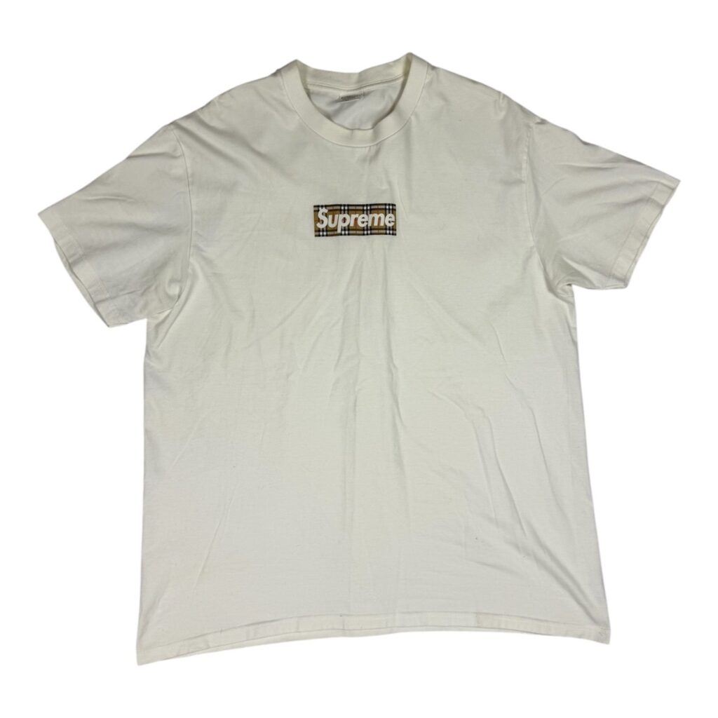 Supreme Box-Logo T-Shirt – Cremeweiß