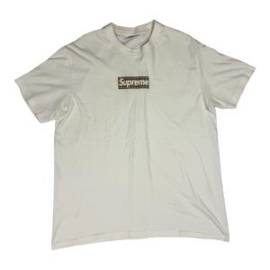 Supreme Box-Logo T-Shirt – Cremeweiß