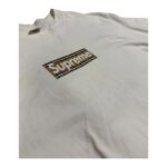 Supreme Box-Logo T-Shirt – Cremeweiß